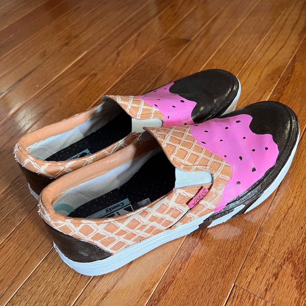 Custom Painted Vans Slip-On